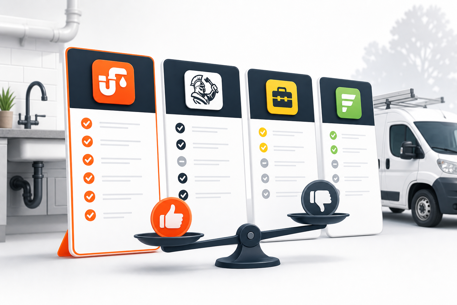 GoPlumber vs ServiceTitan vs Workiz vs FieldPulse comparison for plumbing businesses